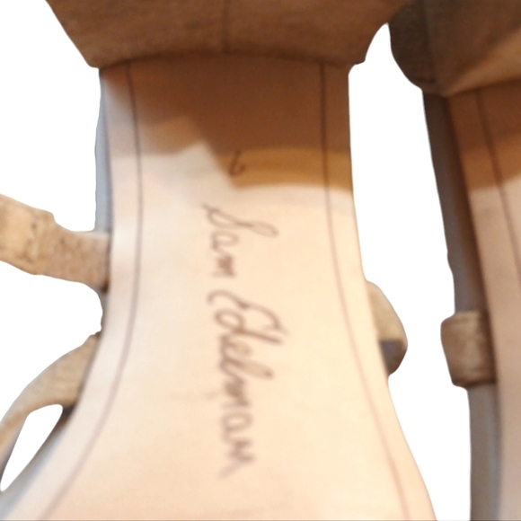 Sam Edelman Stacie Block Heel Suede Sandals size 6 - Picture 6 of 11